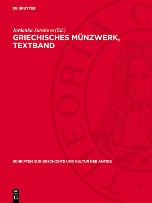 cover image of Griechisches Münzwerk, Textband